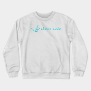 Clean Code - Broom Crewneck Sweatshirt